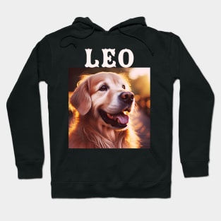 Leo, golden retriever puppy design for dog lovers Hoodie